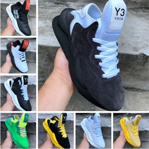 Fashion European and American casual mens shoes real leather shoes KGDB Y3 shoes Lovers sports running shoes