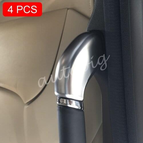 Rear Door Handrail Trims For Toyota Alphard Vellfire 2016-2019 Interior Armrest Overlay Accessories