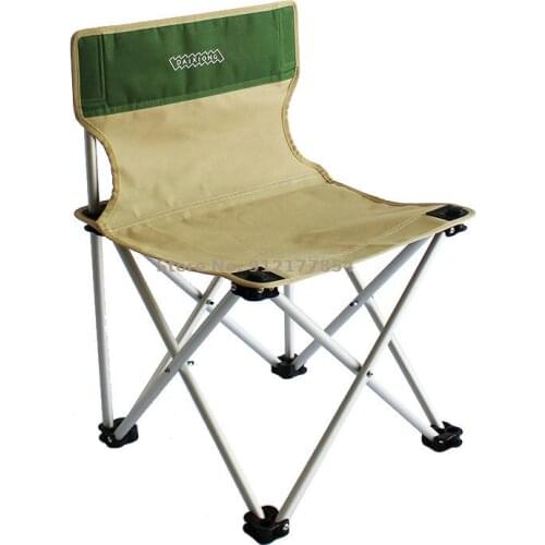 Portable Folding Stool Outdoor Aluminum Alloy Folding Chair Fishing Chair Beach Portable Chair Car Chair Telescopic Stool