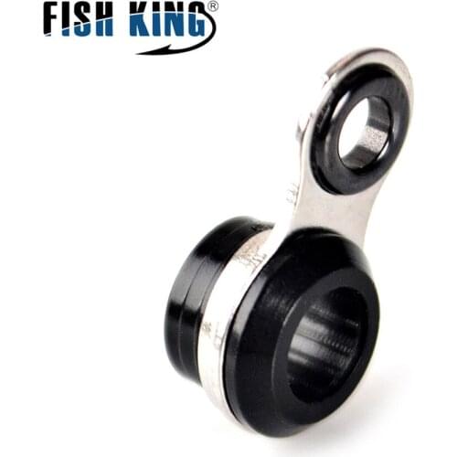 FISH KING 5pcs/pack 7.0#-9.8# Stainless Steel Guides Rock Fishing Rod Guide Rock Rod Guide Eye Rings Tip Repair Rod
