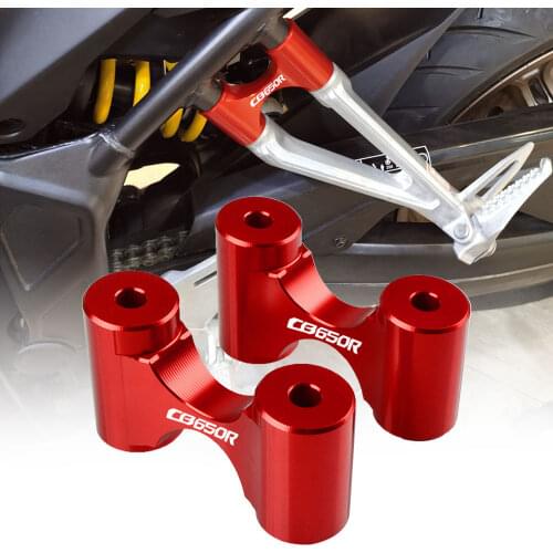 FOR HONDA CB650R Motorcycle Accessories Rear Footrests Extension Foot Rests Passenger Extension CB 650R CB650 R 2018 2019 2020