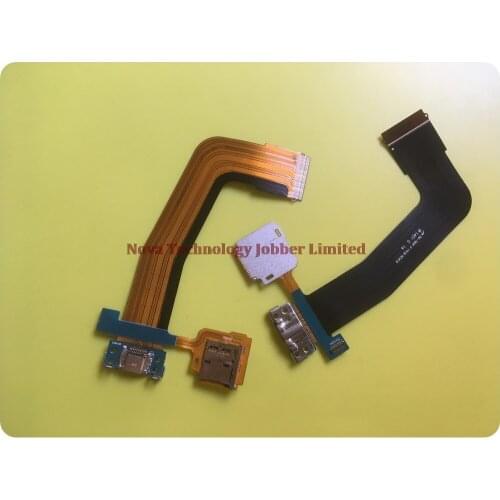 Wyieno 5Pcs/Lot T800 Charging Port Board For Samsung Tab S 10.5 T801 T805 Charger Flex Cable Phone Parts Microphone