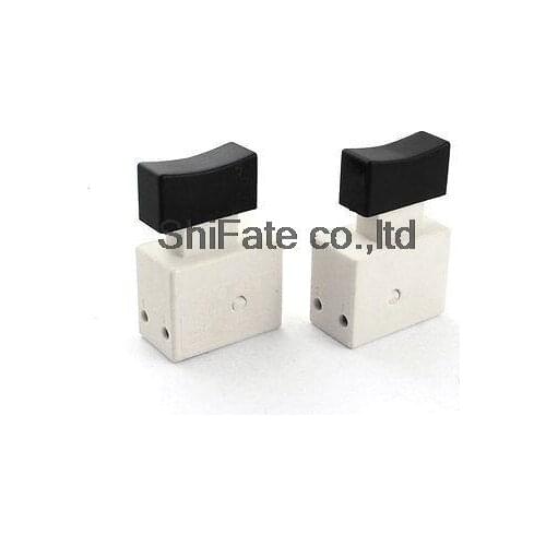 2 Pcs FA2-4/2W5 DPST 2NO Momentary Action Trigger Switch for Electric Drill