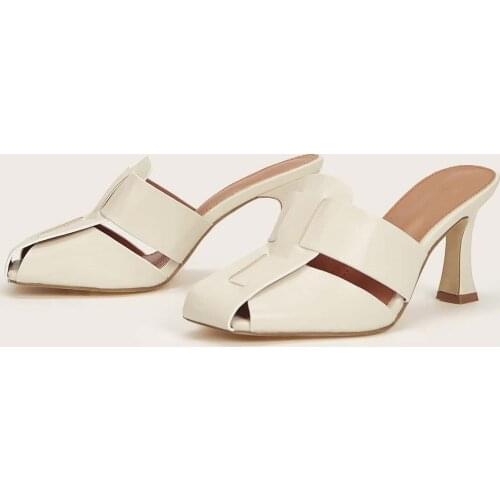 2021 Fashion Woven Upper Mid-heel Sandals Women Ladies Shoes Sandals Large Size Sandals Women Shoes for Women Sandals CGB