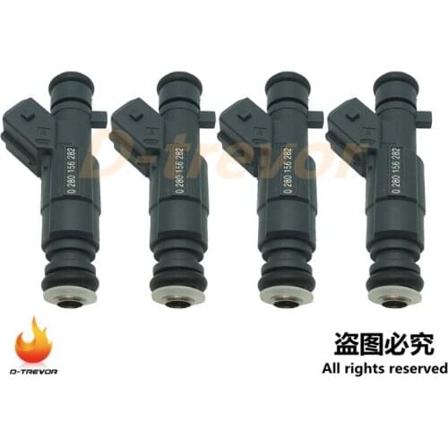 4Pcs OEM 0280156282 Fuel injector Nozzle For Chery Tiggo / A5