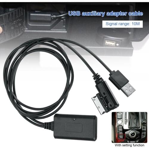 75cm Wireless bluetooth Music Interface AUX Audio Cable Adapter For Audi Q7 A5 A6 A8
