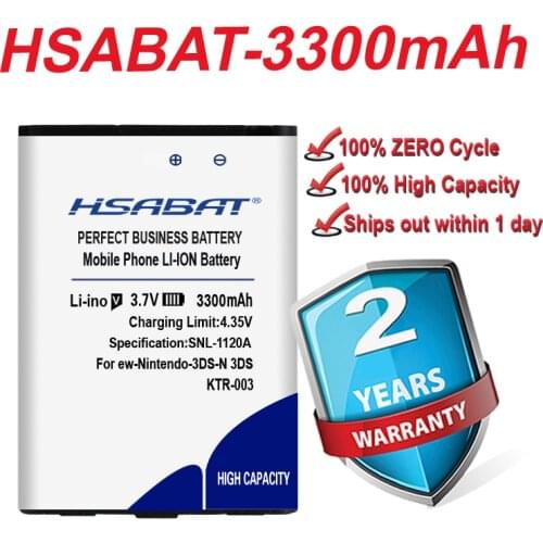 Top Brand 100% New 3300mAh KTR-003 Battery for Nintendo 3DS N3DS in stock
