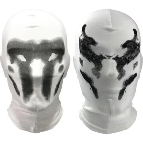 Anime Rorschach Mask Inkblot Masks Watchmen Costume Cosplay Masques Face Mascaras Christmas Halloween Carnival Party Prop Gifts