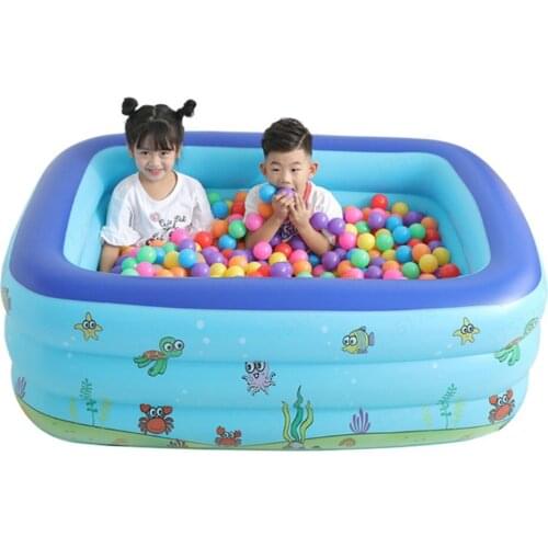 Swim Center Family Large Inflatable Pool Game Pool Toys 150X110X50CM Baby Fun Activity Play Center Baby Toddler Toys Play Mat