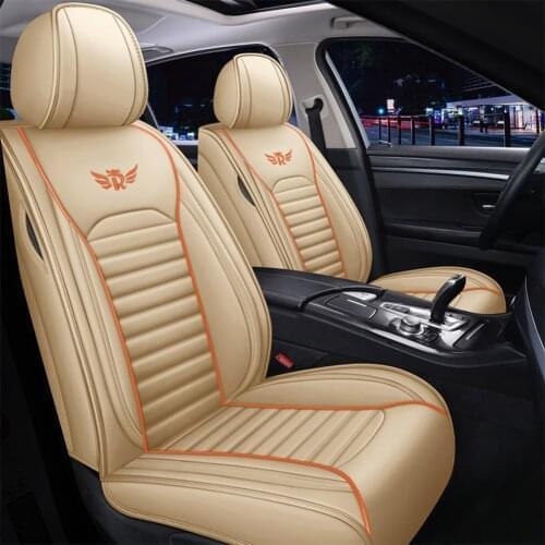 Leather Car Seat Cover for Nissan leaf x trail t31 almera n16 primera p12 teana j32 qashqai j10 note murano z51 Auto Accessories