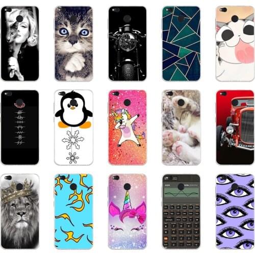 Case For Xiaomi Redmi 4X Cover Cute Bags Soft Silicone TPU Cover For Xiaomi Redmi 4X Case For Redmi 4X Phone Cases 7