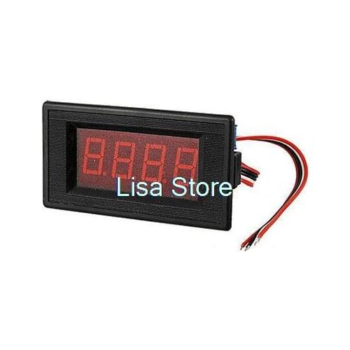 DC 0-200A Amp 75MV Light Display Digital Ampere Meter Red LED Digital Dc Ampere Meter 79.5 x 43 x 25.5mm