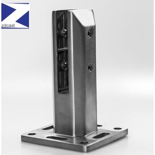 Duplex 2205 Stainless Steel Pool Fence Frameless Railing Glass Spigot