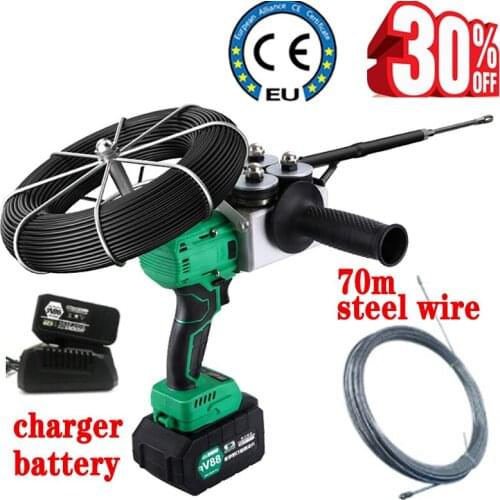 Electric stringing machine Decoration hidden line pipe threader threading pipe draw-wire, unwind, lead-draw, stringer