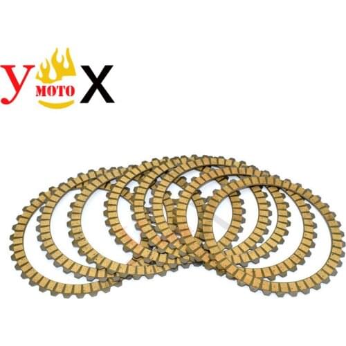 8pcs Clutch Friction Discs Plate Kit For Harley Sportster XL 883 1200 XL883 XL1200 1991-2011 2010 2009 2008 2007 2006 2005 2004