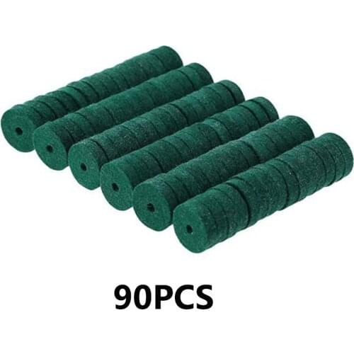 90pcs Lightweight Piano Washers Piano Keyboard Tuning Felt Ring Pad Musical Instrument Repair Tool Parts Green