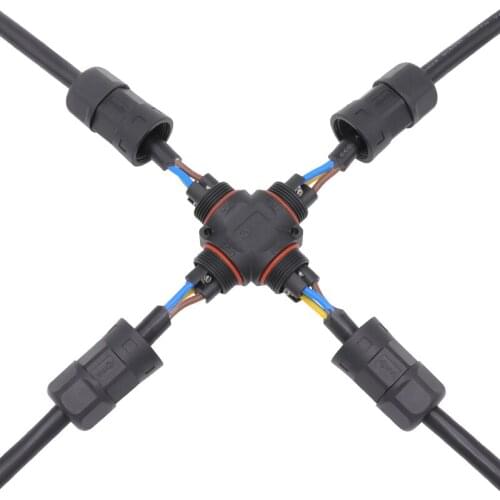 M20 4 way type assembly waterproof IP68 connector;(2-2-2-2)/(3-3-3-3)/(4-4-4-4)