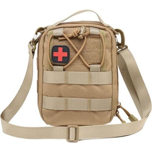 Multifunctional Waist Pack Outdoor Survival Kits Tactical Medical Bag For Travel Camping Climbing Emergency Case First Aid Kit
