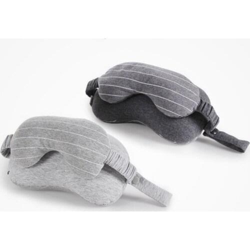 Multi-Function U-shape Neck Pillow & Eye Mask Business Travel Portable Comfortable Memory Foam Pillow Travel Airplane Pillow