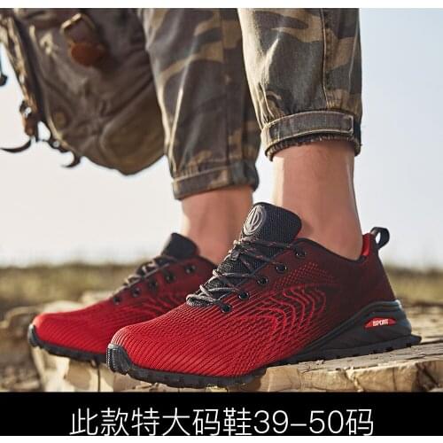 Men Hiking Shoes Waterproof Leather Shoes Climbing Fishing Shoes New Popular Outdoor Shoes Men High Top Antiskid Boots
