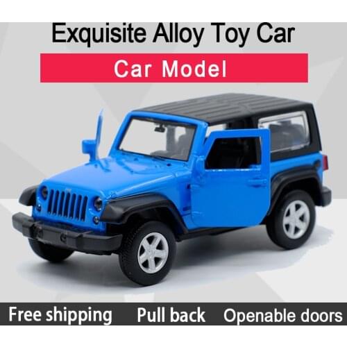 New Arrival Caipo Wrangler Alloy Diecast Car Model Toy With Pull Back /For Children Gifts /Educational Toy Collection