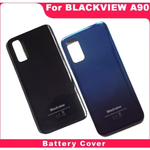 Original Battery Cover Case Hard Protective Battery Cover Repair Parts Accessories For Blackview A90 Android 11 6.39inch Phone