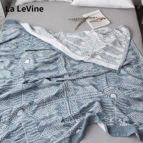 150x200cm Pure Cotton Towel Sheet Air Conditioning Blanket European Ethnic Wind Jacquard Style Nap Sofa Blanket Home Sleep