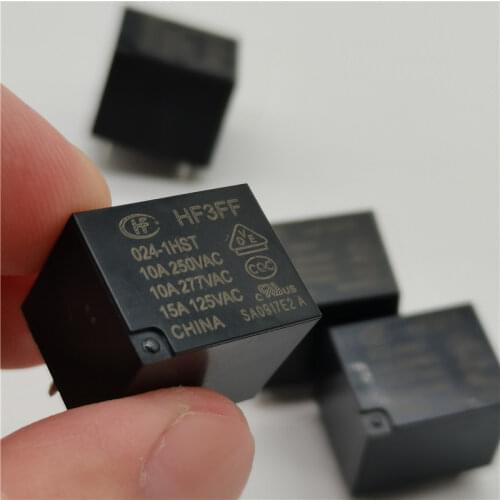 5pcs Industrial electronic circuit board DIY Jqc / hf-3ff-5 005 009 12 012 24 024 VDC - 1zst 1hst relay for household appliances