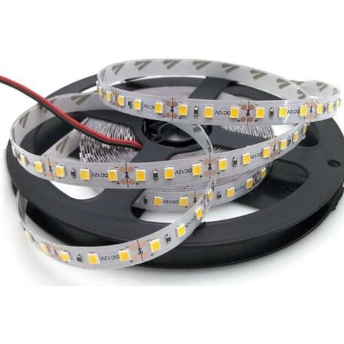 5m 600leds 3528 2835 LED strip light smd led ribbon white/warm white/blue/green/red/yellow luminaria DC12V 120leds/m LED tap