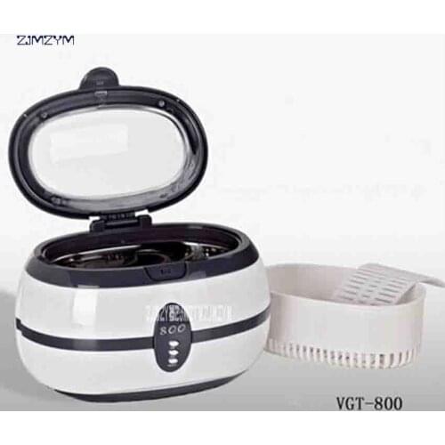ZJMZYM New Arrival VGT-800 Ultrasonic Cleaning Machine 35W 600ML Home Cleaner Machine For Cleaning Eyeglasses Jewelry Watches