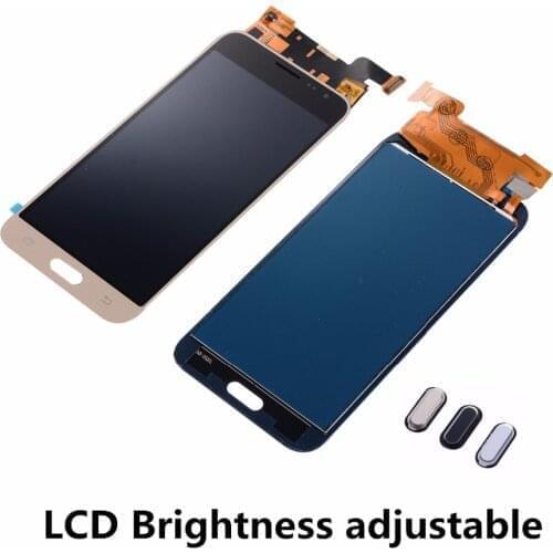For Samsung Galaxy J3 2016 J320 J320F J320H J320M J320FN LCD Display Touch Screen Digitizer Assembly+Home Return Button+Adhesive