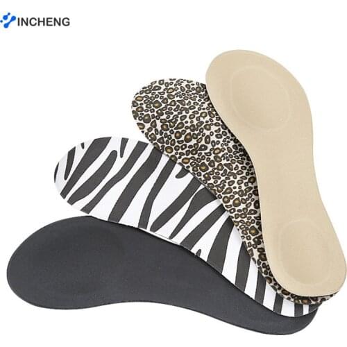 Comfortable 1 Pair Women High Heels Sponge 3D Shoe Insoles Cushions Pads Cutting Sport Arch Support Orthotic Feet Care Massage
