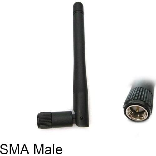 1PCS 3dbi 2.4Ghz WIFI Antenna RP SMA Male Universal Antennas Amplifier WLAN Router Antenne Connector Booster