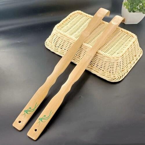 1PCS Durable Bamboo Massager Back Scratcher Wooden Body Roller Stick Backscratcher