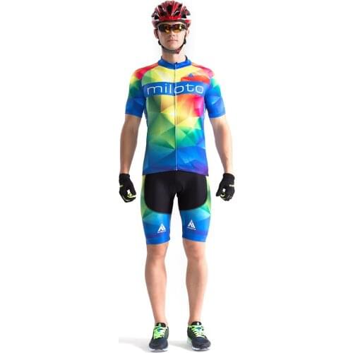 2021 Miloto CYCLING JERSEY bike shorts set Ropa Ciclismo MENS summer quick dry pro BICYCLING Maillot pants clothing