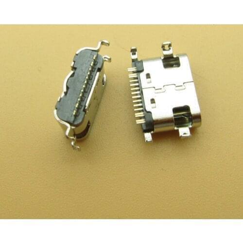 30PCS Charging Connector For Lenovo Tab M10 tb-x605l 12pin Type-C Micro USB C 3.1 female charge port power (in cut)