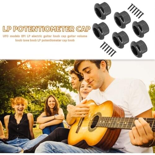6pcs Vintage Type Guitar String Tuners Metal Casing Tuning Peg Bushing Musical Instrument Parts for LP EPI