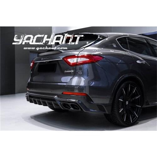 Carbon Fiber Larte Style Rear Bumper Diffuser 2016-2018 Maserati Levante CF