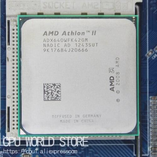 AMD Athlon II X4 640 CPU Processor Quad-CORE 3.0Ghz/ L2 2M /95W / 2000GHz Socket am3 am2+ 938 pin