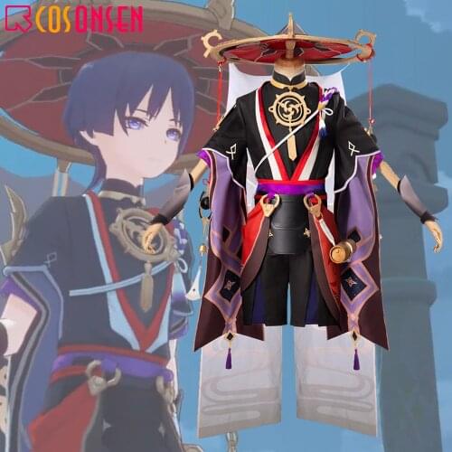 Genshin Impact Scaramouche Cosplay Costume COSPLAYONSEN Balladeer Halloween Outfit Full Set