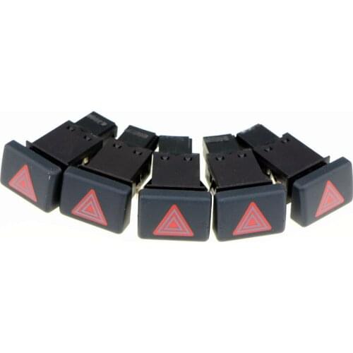 5 Pcs New Hazard Warning Emergency Light Switch Button For Audi A4 S4 B6 B7 RS4 8ED941509 8ED 941 509 8E0 941 5095PR