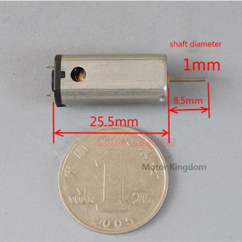 N50 10mm*12mm DC Motor 3V 3.7V 40000RPM Ultrahigh Speed Strong Magnetic Carbon brush Motor DIY drone