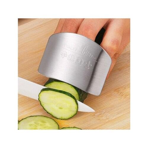 Stainless Steel Finger Guard Protection Finger Chop Safe Slice Kitchen Hand Protector Knife Finger Protection Tools