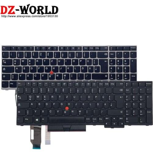 New Original DE German Keyboard for Lenovo Thinkpad E580 E585 E590 E595 T590 P53S L580 L590 P52 P72 P53 P73 Laptop 01YN712