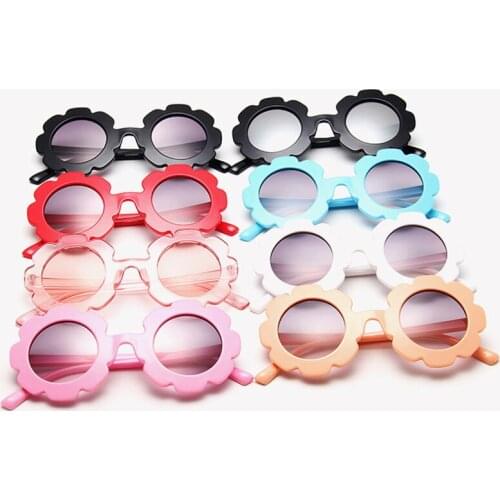 2021 New Kids Sunglasses Children Round Flower Sun glasses Girls Boys Baby Sport Shades Glasses UV400 Eyewear Oculos De Sol