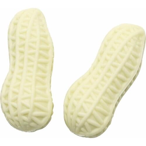 2 Pcs Novelty School Supplies Modify Eraser Lovely Peanut Pencil Eraser Office Stationery Funny Stationery Cute Eraser