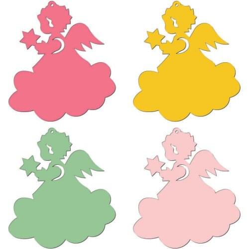 New Angel Wooden Die Scrapbooking C2910 Cutting Dies Multiple Sizes Compatible With Most Die Cutting Machines