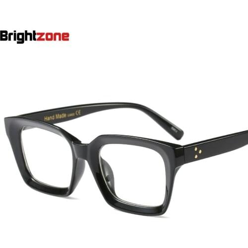Brightzone Plastic Unisex Myopia Glasses Restore Ancient Literature Korean Will Face Circle Concise Frame Tide Eyeglasses