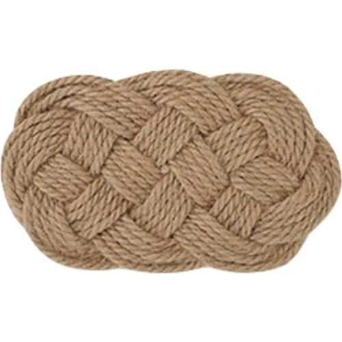 Braided Coasters for Drinks, Heat-Resistant Woven Table Drink Coasters for Kitchen Cafe 2pcs