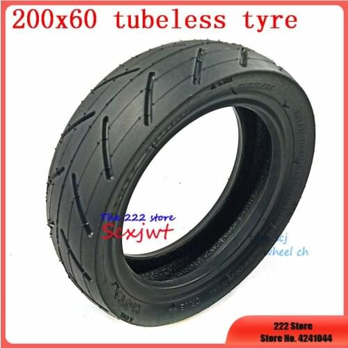 New upgrade Electric Scooter Car Vacuum Wheel Tyre for 8 Inches 200X60 Scooter Tubeless Tire Non Pneumatic for Skateboard